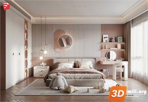 Children Room Scenes Skp FIles 